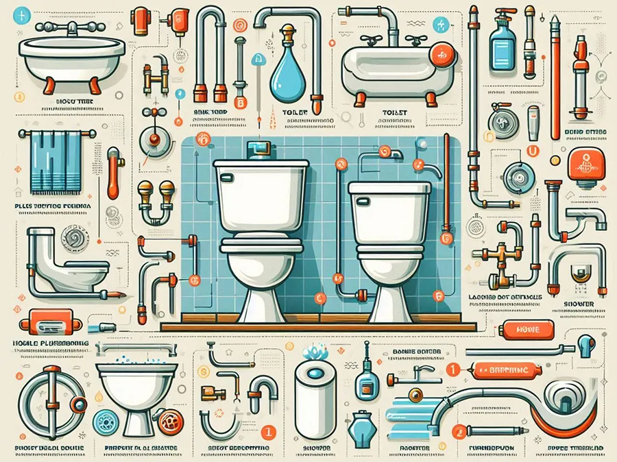 illustration of a plumbing fixtures