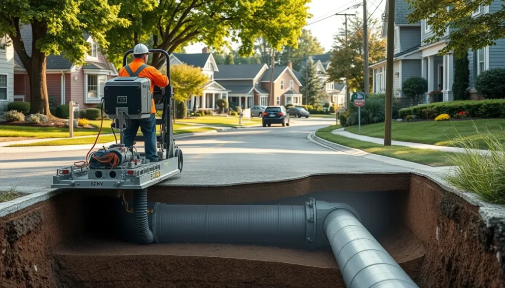 Trenchless Sewer Line Technology