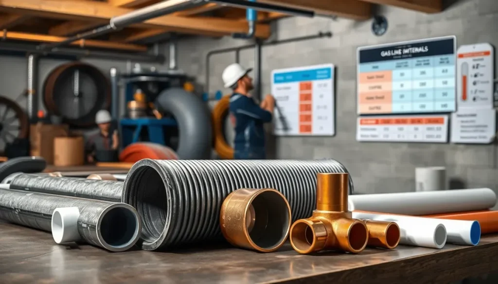 Gas Line Pipe Materials - plumbers101.com