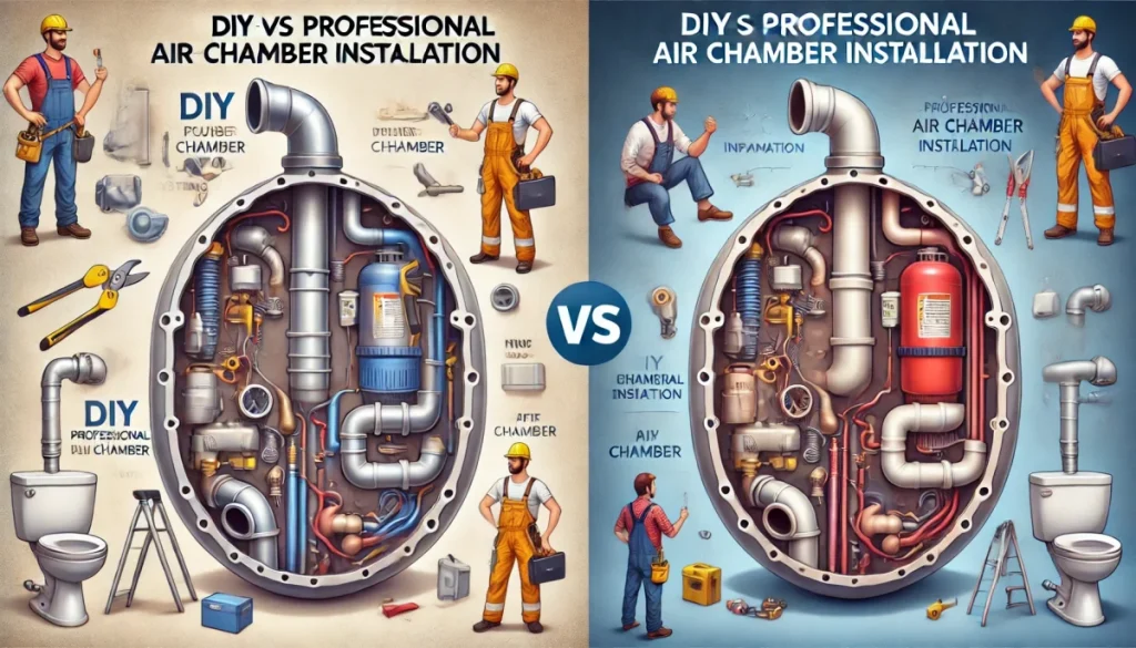 DIY vs professional air chamber installation - Plumbers101.com