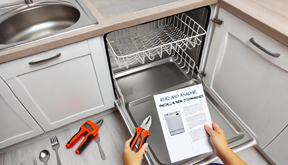 Install a new dishwasher