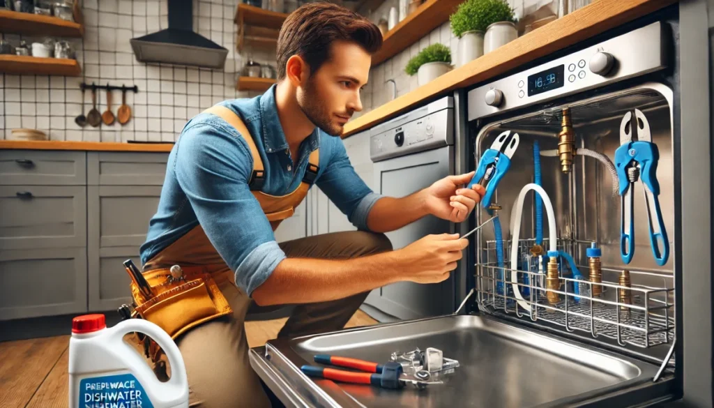 Replace Dishwasher Water Supply Line