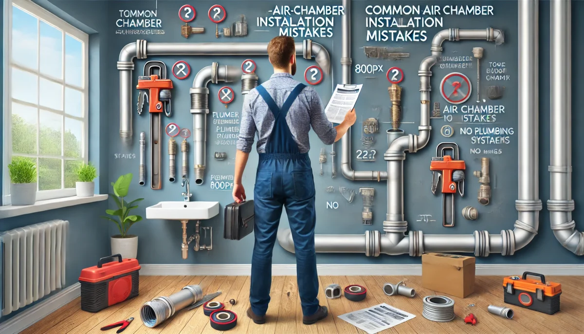 common air chamber installation mistakes - Plumbers101.com