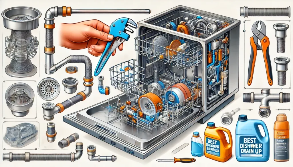 dishwasher drain setup