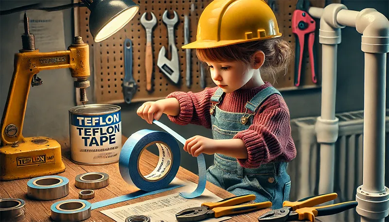 how to use Teflon tape